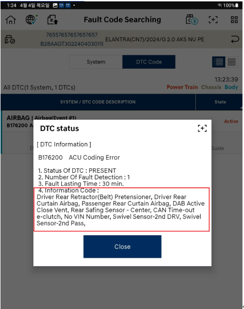 Step 3: Information Code