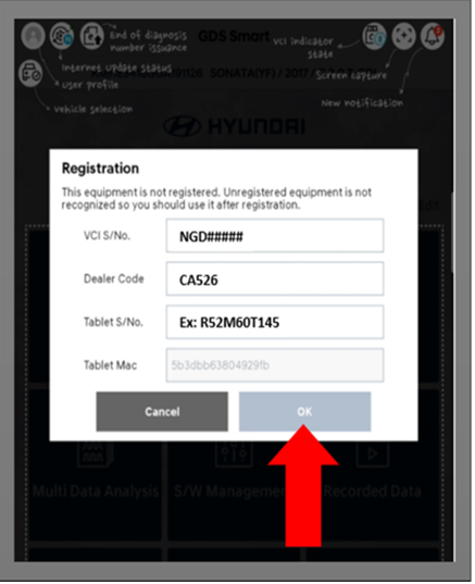 VCI Registration