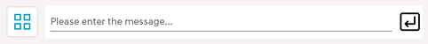 Chat input bar showing example question typed by a technician