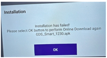 Error Screenshot