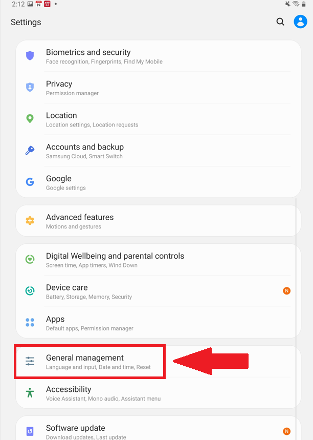 Generation management menu
